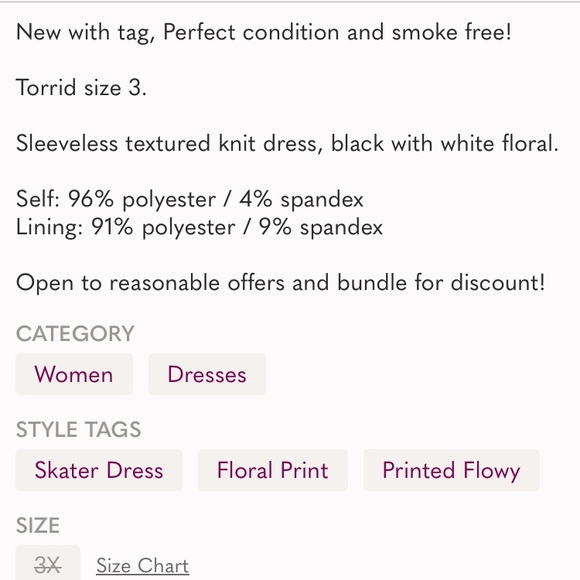 Torrid dress - Picture 5 of 5